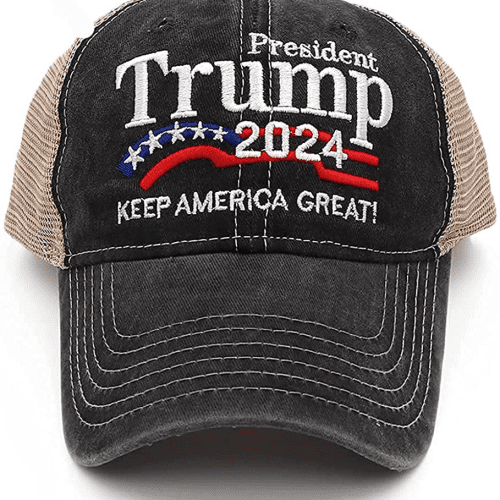 Trump 2024 Keep America Great Embroidered Vintage Baseball Cap