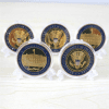 5 Pack Donald Trump Gold Plated Seal of The President Commemorative Coin Set