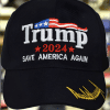 Black Trump Hat 2024 Take America Back Baseball Hat Signature Bill